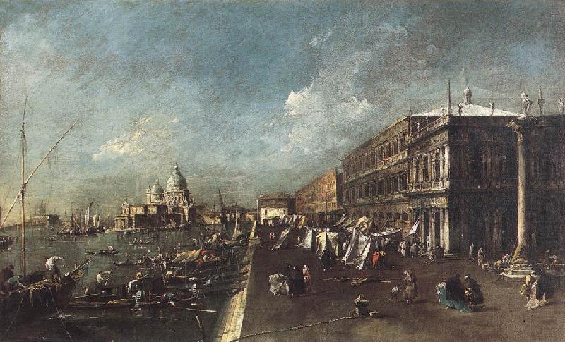 View of the Molo towards the Santa Maria della Salute rg, GRIMMER, Jacob